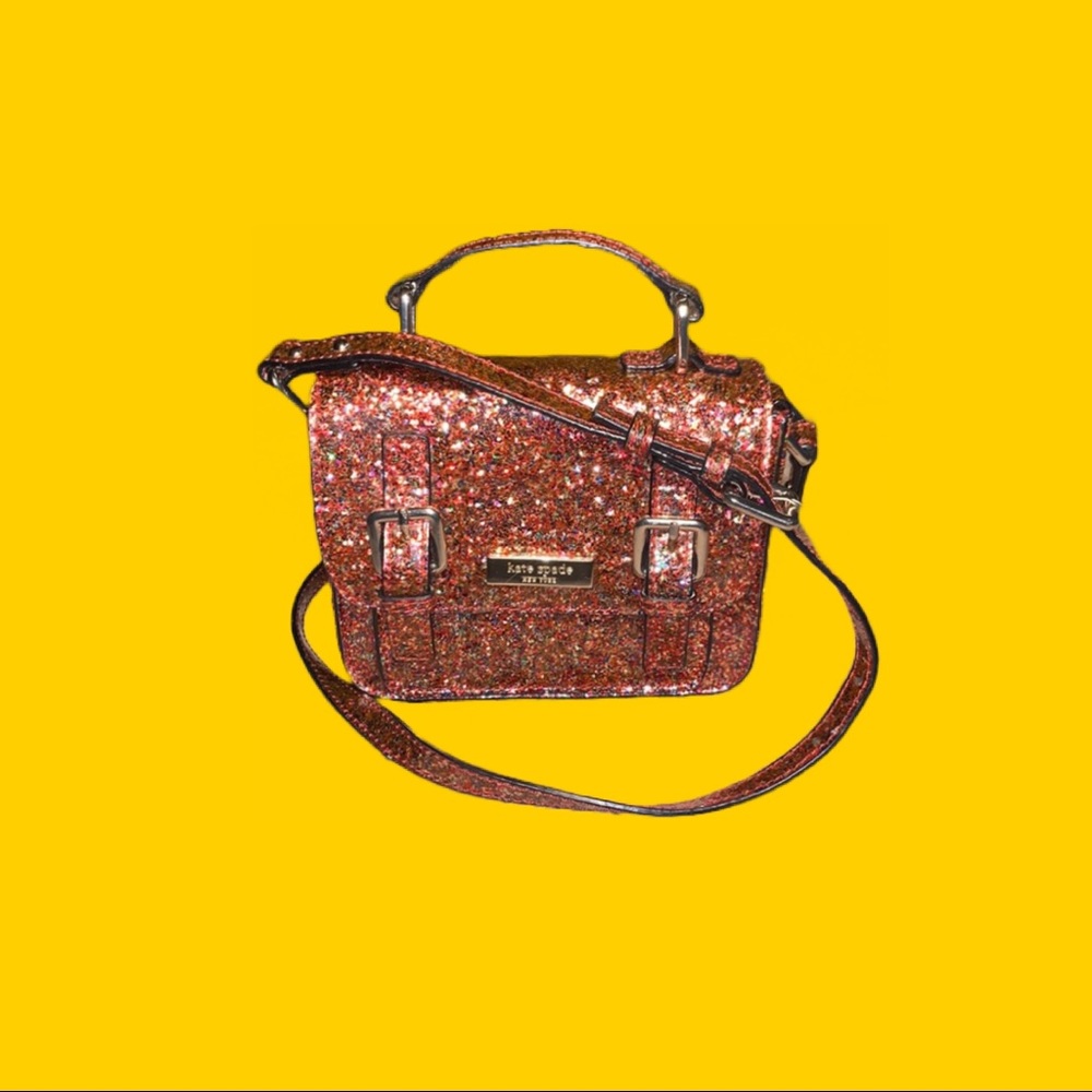 🟠 Kate Spade 🟠 glitter crossbody mini bag - Picture 2 of 9